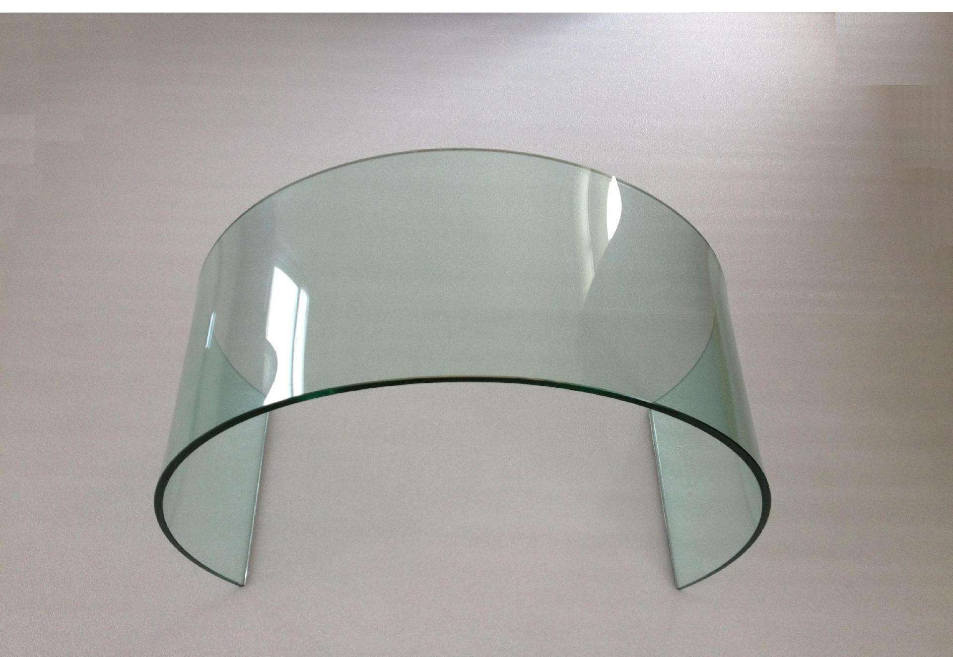 Bent tempered glass